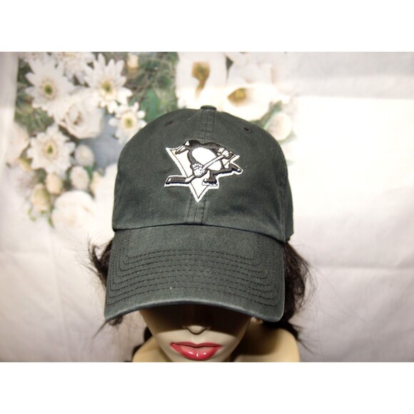 Vtg Pittsburgh Penguins NHL Hockey Twins Enterprise Fitted Hat Cap Size M Unisex - Picture 2 of 6